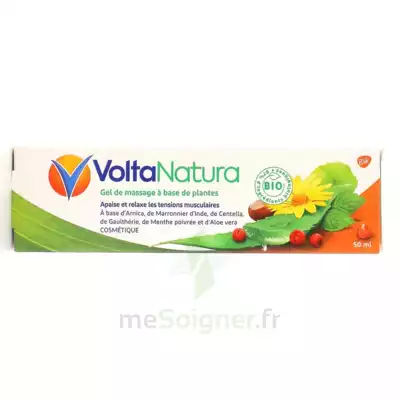 Voltanatura Gel De Massage Plantes Bio T/50ml à VERNOUX EN VIVARAIS