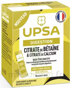 Upsa Citrate De Bétaïne & Citrate De Calcium Poudre 10 Sachets à VERNOUX EN VIVARAIS